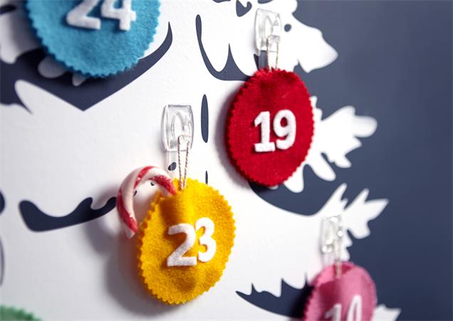 Mini műanyag akasztó, 20 db, 3M SCOTCH "Command™"